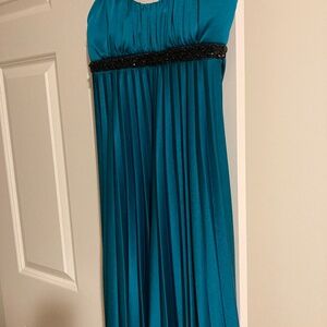 Speechless brand Prom Dress Short Teal and black with sequins, junior( S)